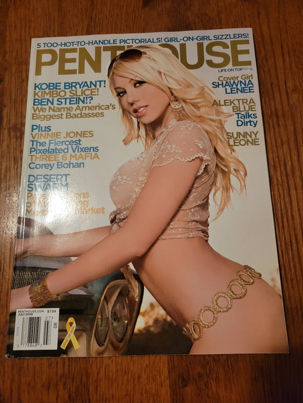 Penthouse Magazine July 2008 Collector's Edition Shawna Lenee Kobe Bryant